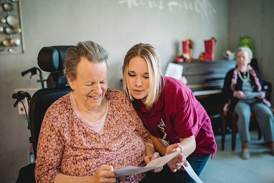 Accueil et accompagnement à l'EMS Parc de Beausobre EHC à Morges