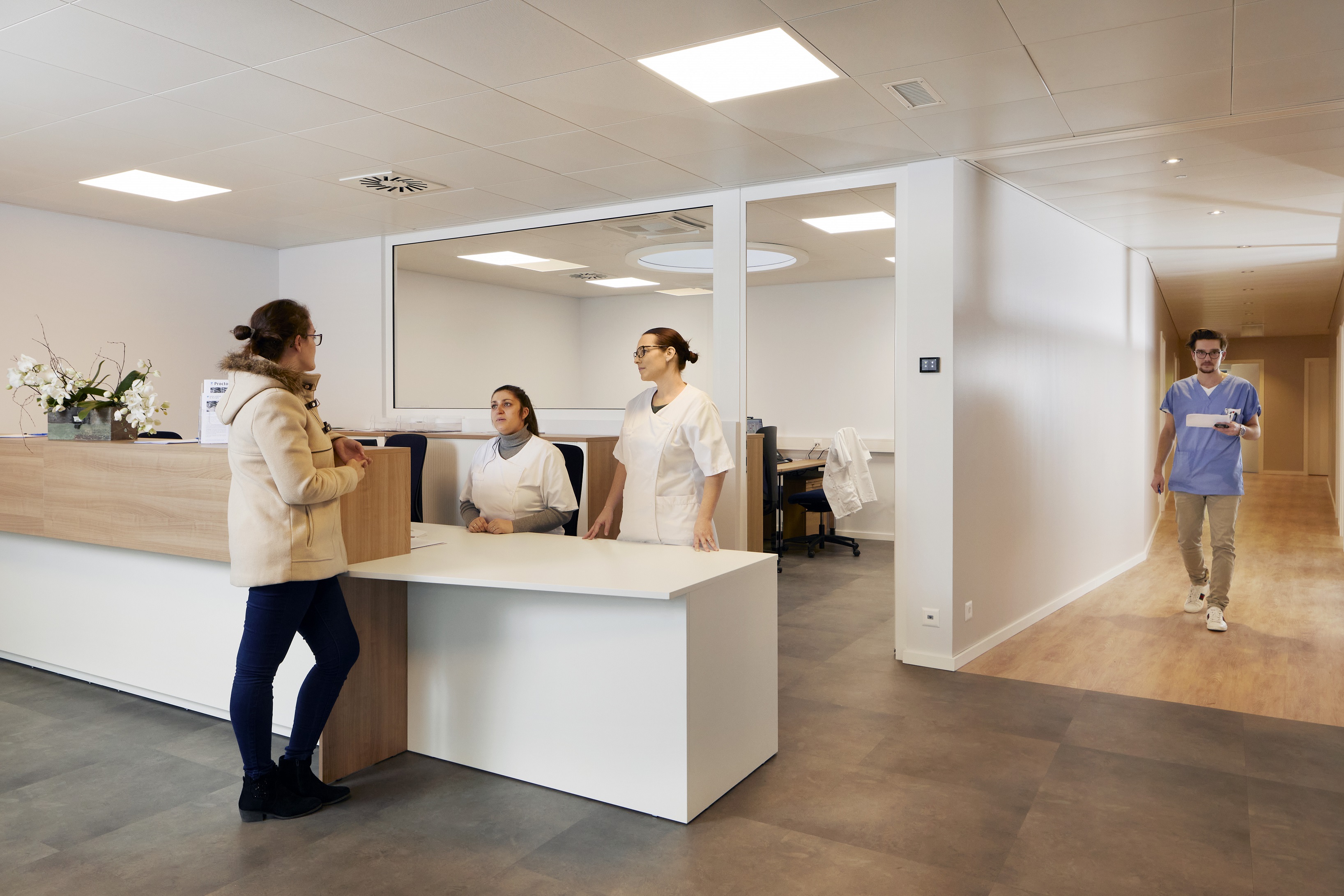 Accueil au Centre médical de Bussigny EHC